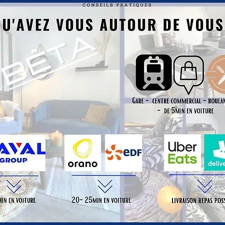 # Bêta # Netflix I Prime I I Wifi Appartement